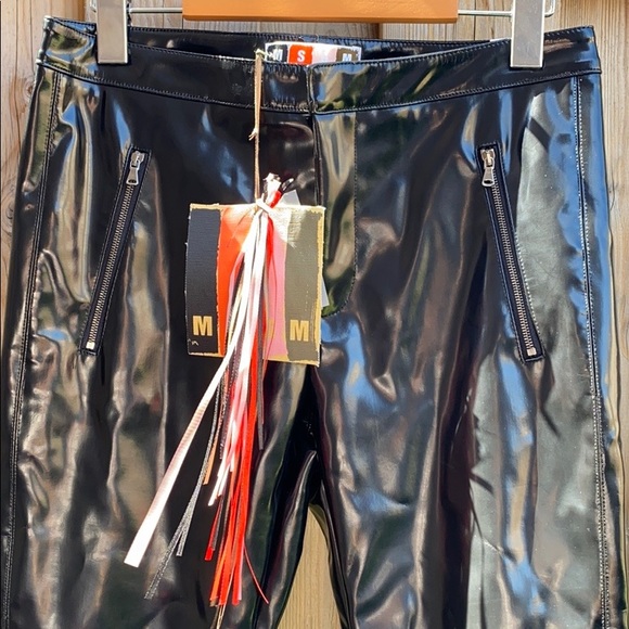 NEW MSGM Milano Vinyl pants - Picture 2 of 16